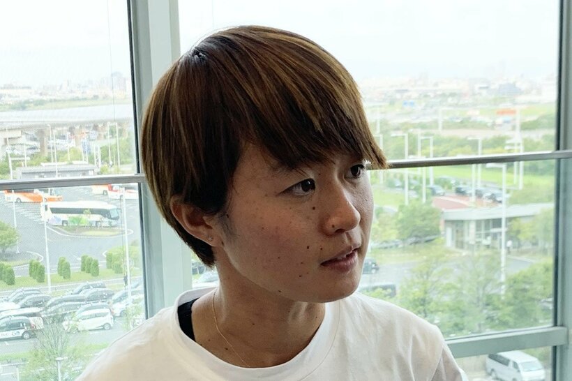 取材に応じた宮沢ひなた