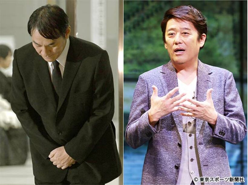  坂上忍（右）とピエール瀧被告