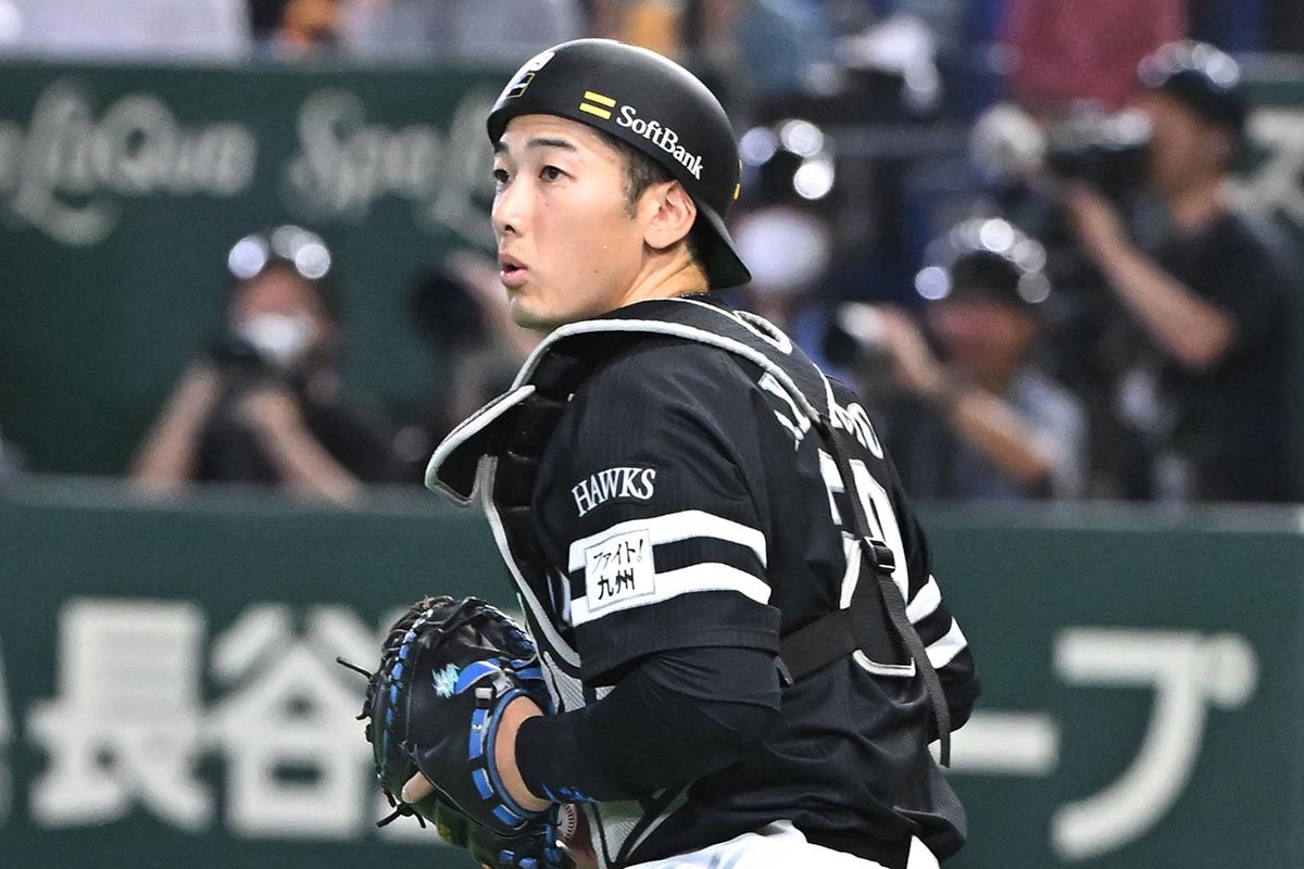 写真：【ソフトバンク】山本祐大「いけるところまでいく」左手首痛に