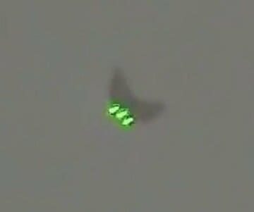 インドネシアのUFO（ゲーリー・ヘーゼルタイン氏のフェイスブックから）