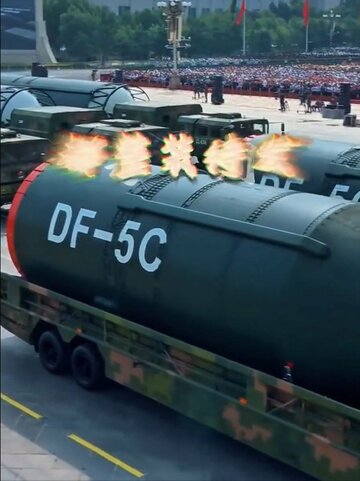 中国人民解放軍ロケット軍のミュージックビデオ（中国新聞社の微博から）