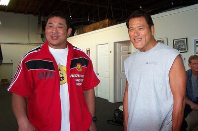 写真：永田裕志が猪木さんを追悼 「身が引き締まる思いで、感情に