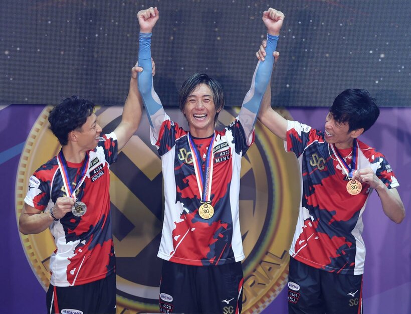 ＧＲＡＮＤＥ５全制覇の偉業を達成した峰竜太
