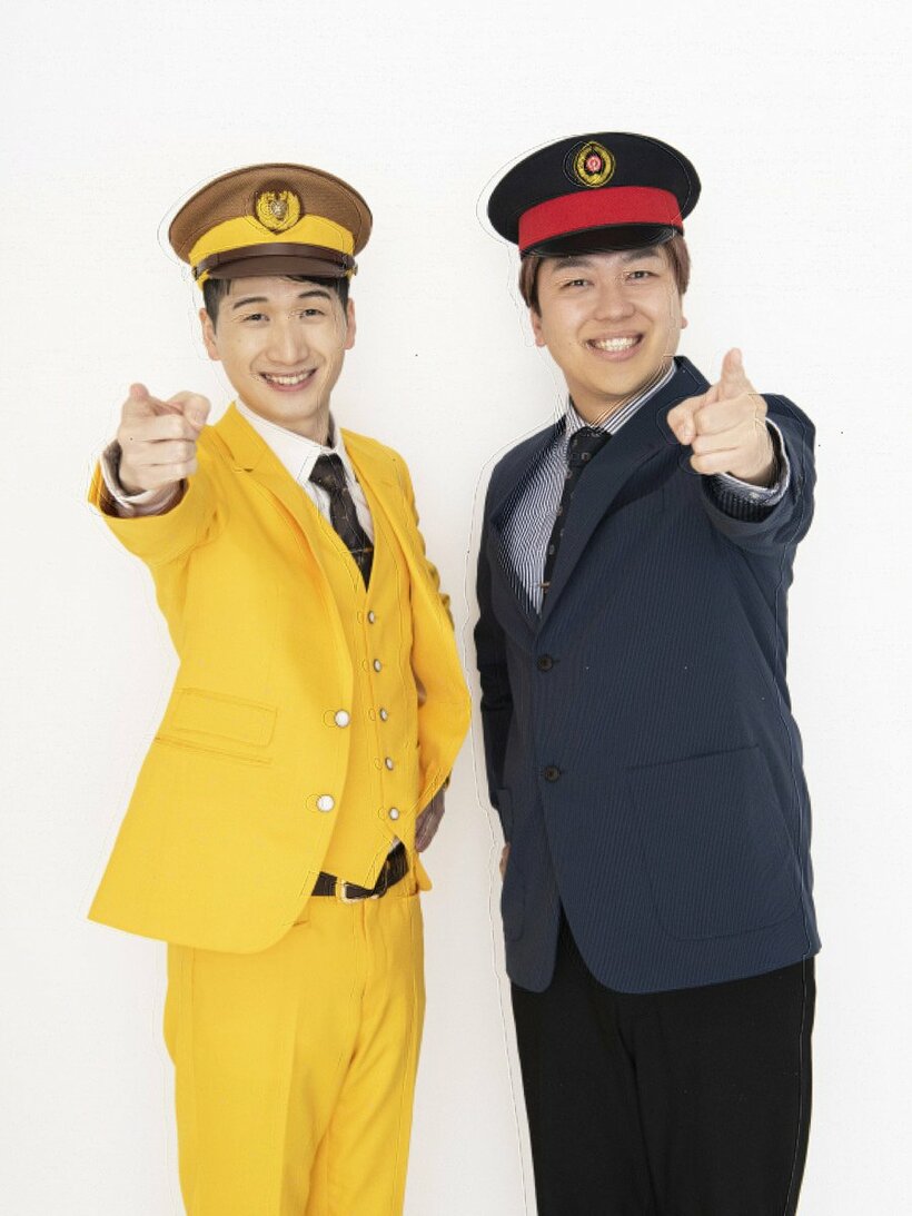 著書を発売したパンタグラフ(左からたくあんボーイ、鈴木メトロ）