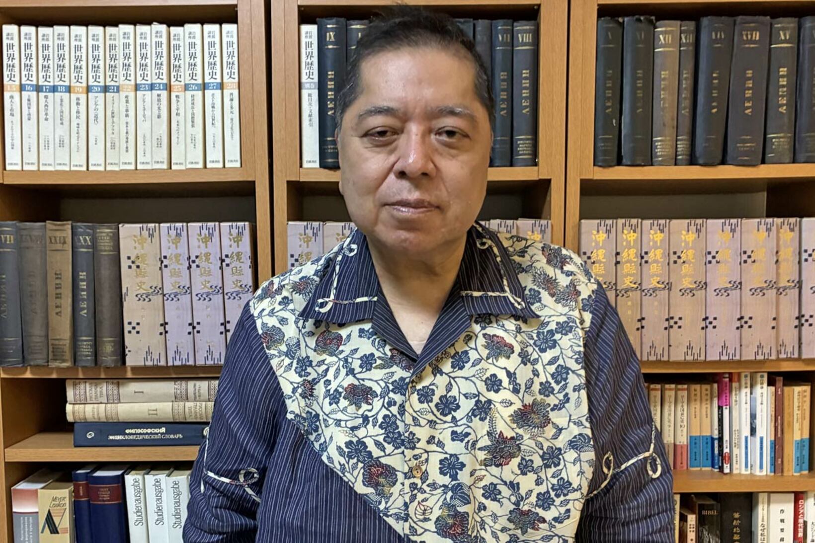 インタビューに応じた佐藤優氏