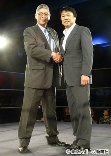  田上明（左）と川田利明