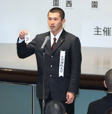 九州国際大付主将の城野慶太