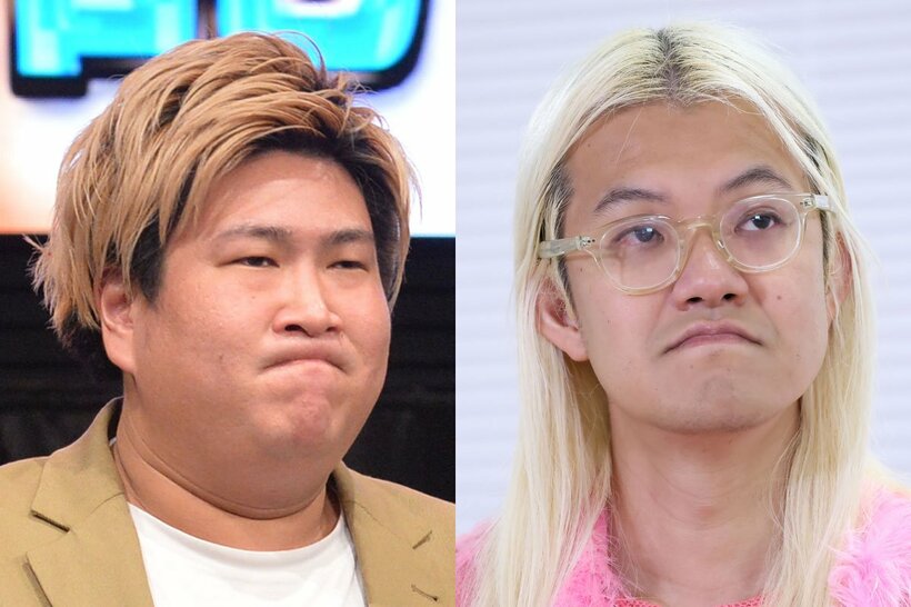 ビスケットブラザーズのきん（左）とＺＡＺＹ