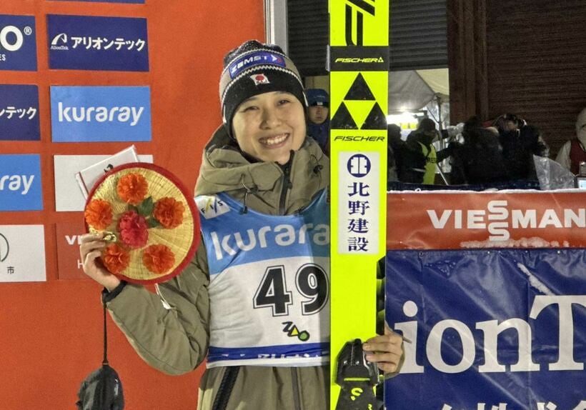 優勝した丸山希