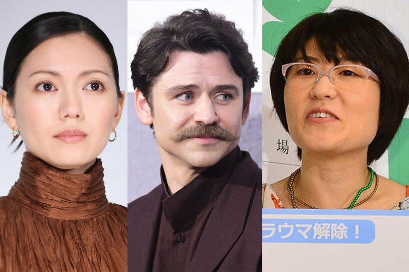 （左から）二階堂ふみ、トミー・バストウ、光浦靖子