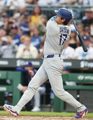 打球速度193.1キロを記録したパイレーツ戦の46号弾