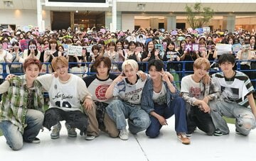 （左から）西山智樹、前田大輔、小林大悟、今井魁里、岸波志音、若松世真、ジェイ