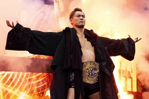 AEW】オカダ・カズチカがインターナショナル王座防衛 レイン