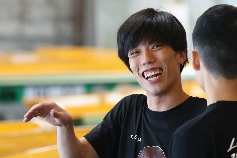 大外６号艇で２着になった吉田裕平