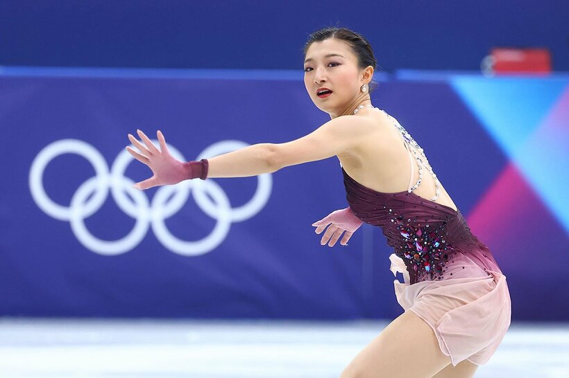 団体のフリーでも首位を勝ち取った坂本花織