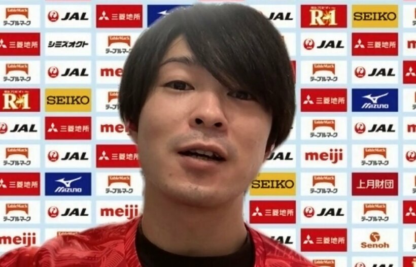  リモート会見する内村航平（東スポWeb）