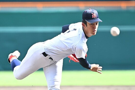 メジャー球団も注目する横浜・織田翔希.