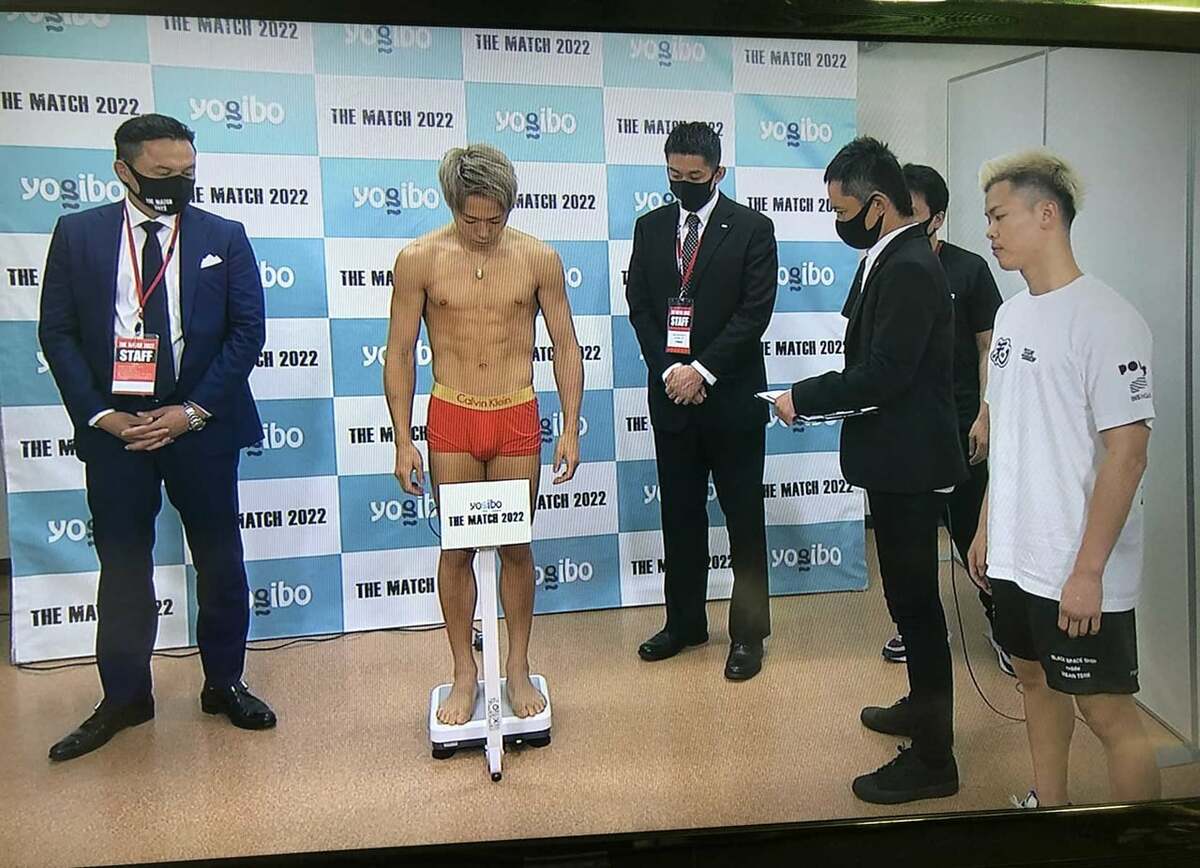 THE MATCH】那須川天心と武尊が世紀の一戦を前に62キロ当日 