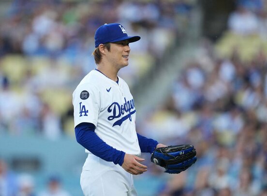 ８勝目を挙げた山本由伸（ロイター）