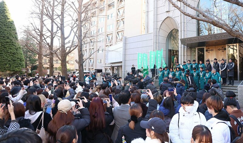 箱根駅伝優勝報告会は大盛況だった