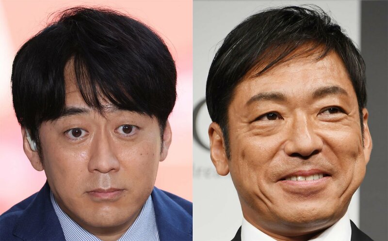  安住アナ(左)と香川照之