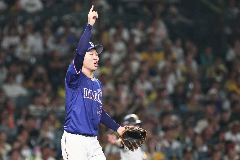 ９回のピンチもしのぎ、無失点でマウンドを降りた中日・高橋宏斗