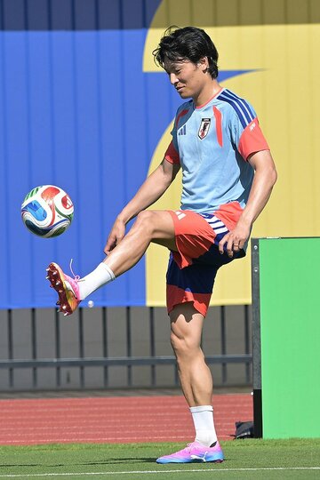 公開練習に間に合ったＦＷ町野修斗