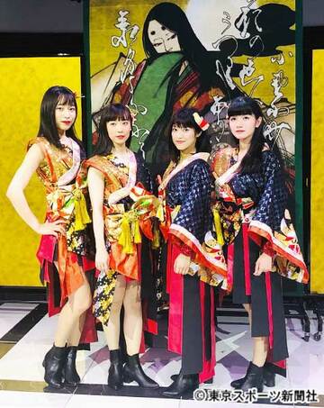  左から山川沙希、小西麗菜、坂中楓、福島彩菜