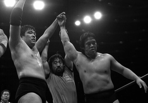 ジャンボ鶴田の受験は格闘技だ·ジャンボ鶴田のナチュラルパワー強化