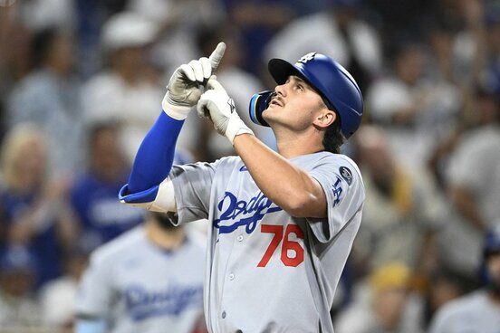 パドレス戦で本塁打を放ったアレックス・フリーランド（ロイター）