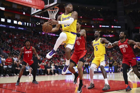 ロケッツ戦で２２得点と活躍した八村（ロイター）