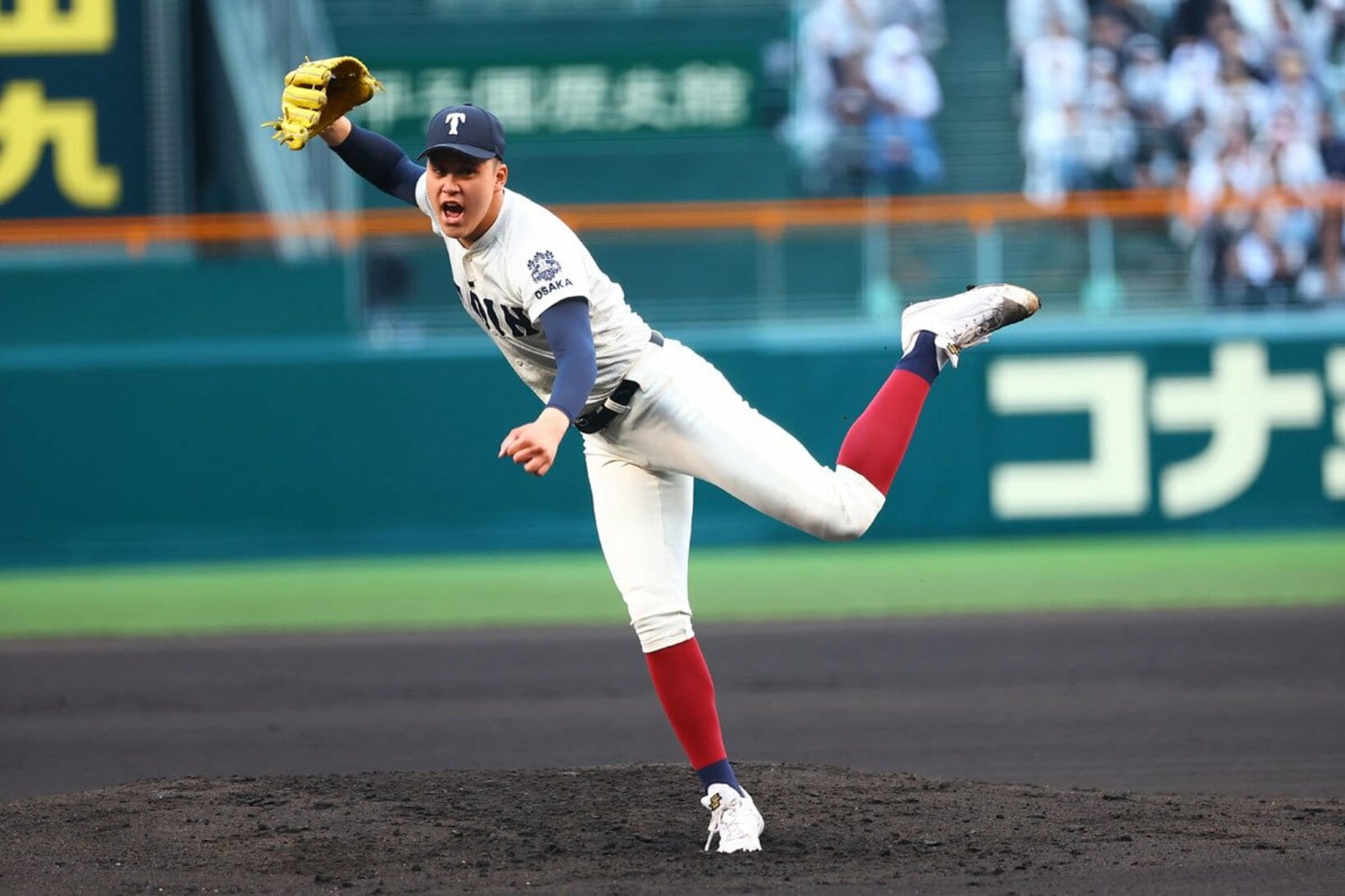 大阪桐蔭の川本晴大投手