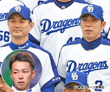  岩瀬、荒木、浅尾（顔写真）が今季限りで現役引退
