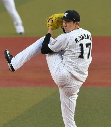  首位を争うロッテで、重要な戦力となってきた佐々木朗希（東スポWeb）