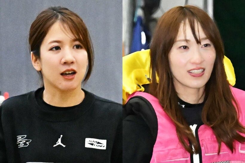 ともにＱＣ初出場の実森美祐(左)と高憧四季