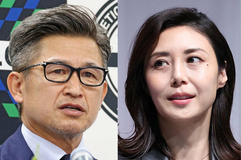 紅白審査員に選ばれたカズと松嶋菜々子