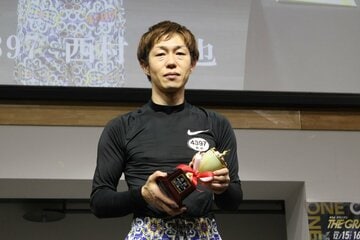 今年５回目の優勝を飾った西村拓也
