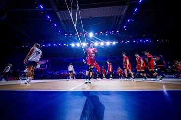 米国戦に出場した石川祐希(Volleyball-World提供)