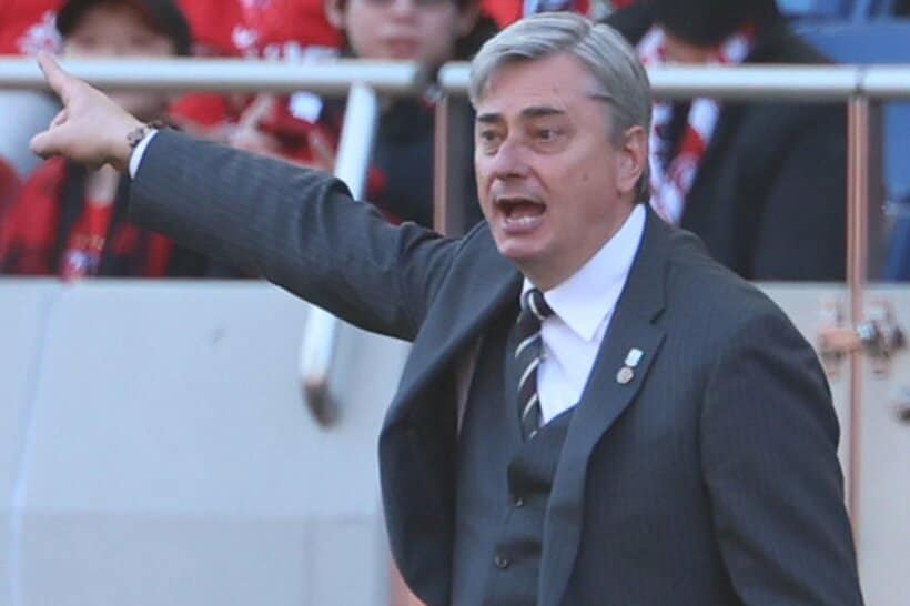 契約解除が発表されたＪ１浦和のスコルジャ監督