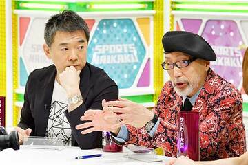  橋下徹氏（左）とテリー伊藤氏