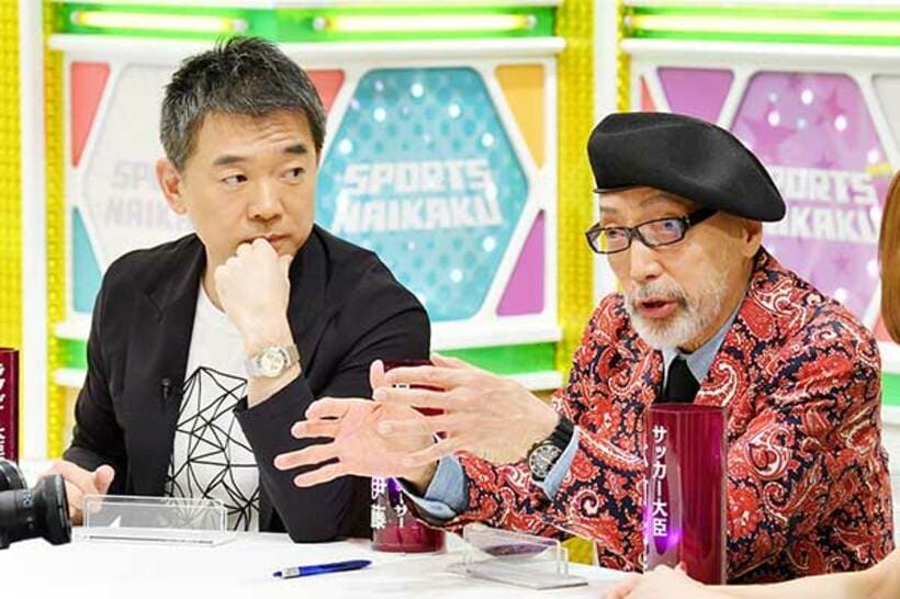  橋下徹氏（左）とテリー伊藤氏