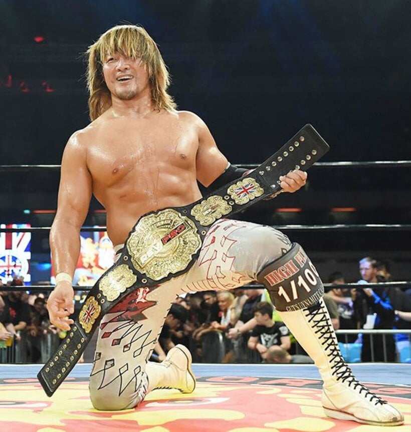  ロンドンのファンも棚橋の戴冠を祝福した（写真は全て新日本プロレス提供）