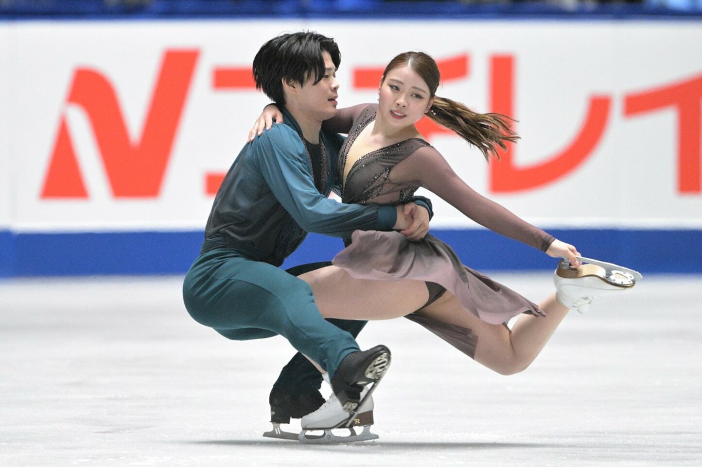 ４位となった紀平梨花・西山真瑚組