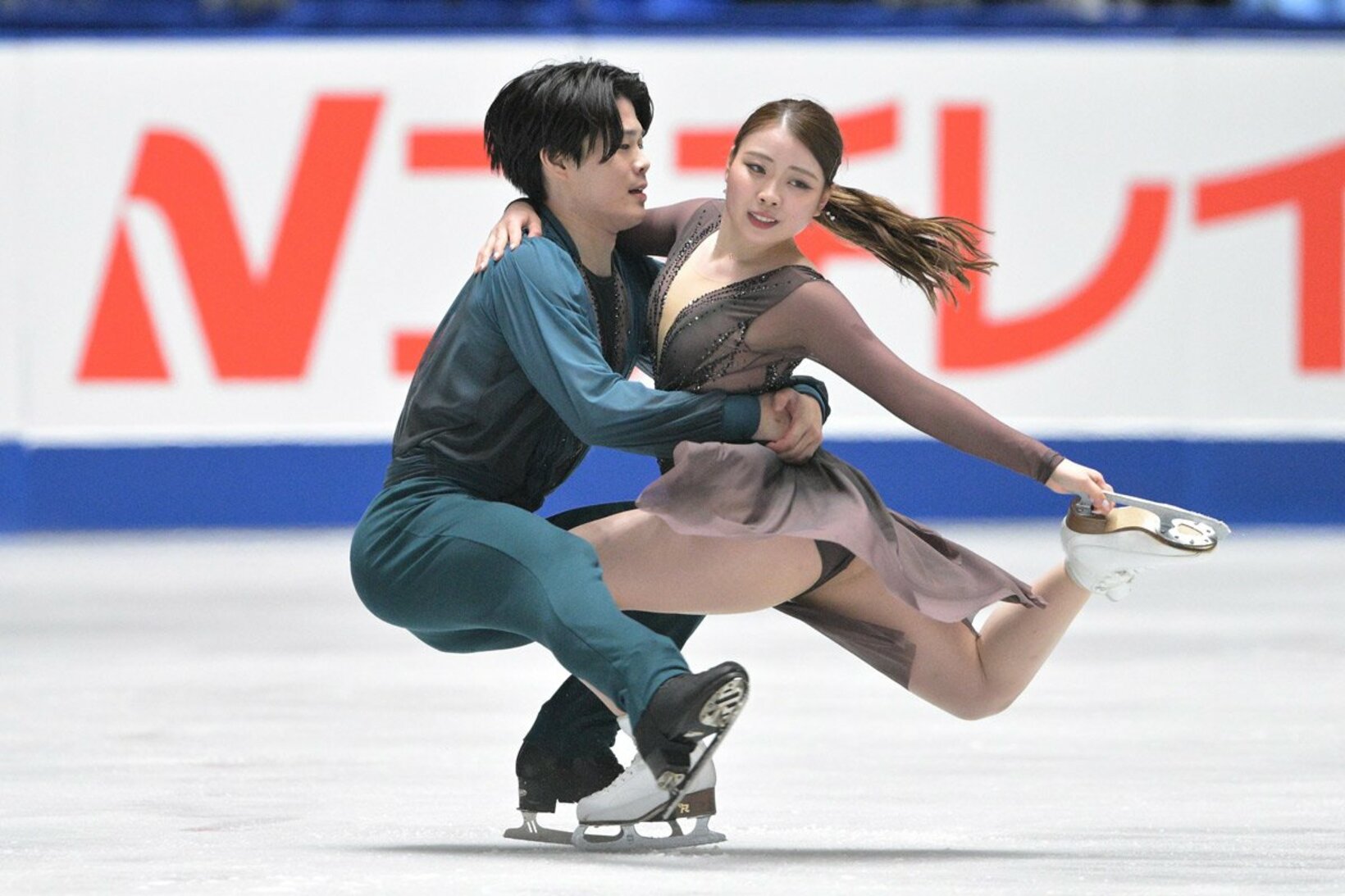 ４位となった紀平梨花・西山真瑚組