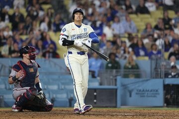 快音が聞こえてこない大谷翔平（ロイター）