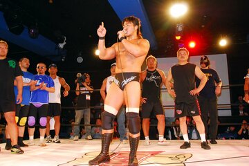 レッスルランドでは黒のショートタイツで活躍（06年5月）