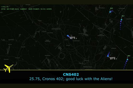 操縦士と管制官の交信記録（ユーチューブチャンネル「VASAviation」から）