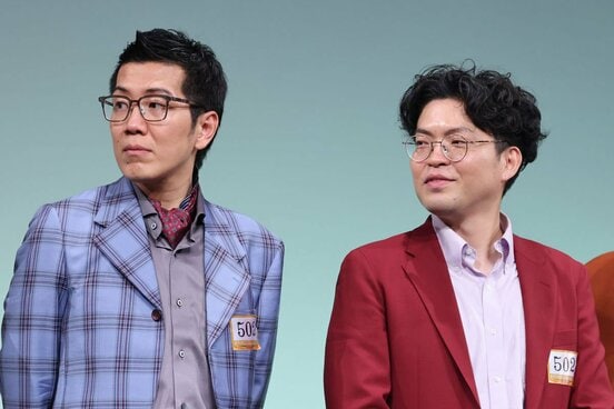 ヤーレンズの楢原真樹㊧と出井隼之介