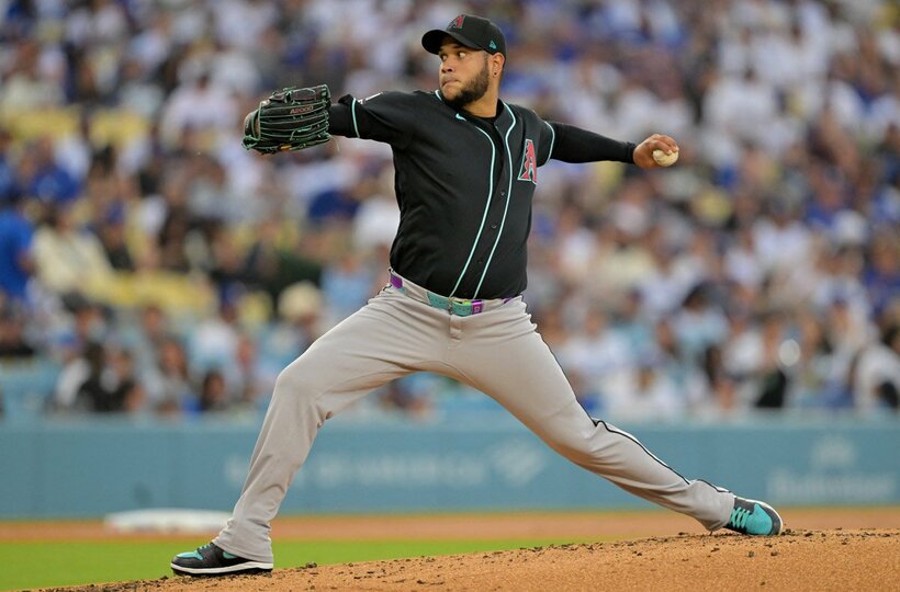 ダイヤモンドバックス先発のエドワルド・ロドリゲス（ロイター）