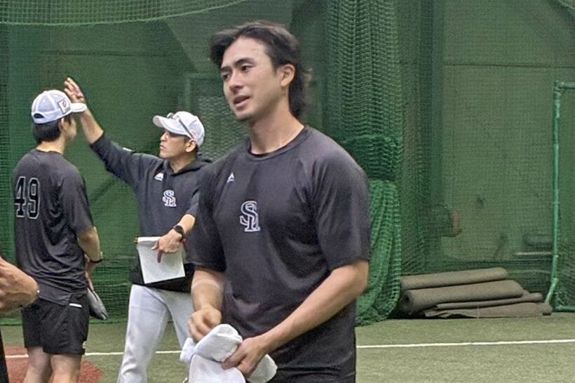 調整を終えた上沢直之